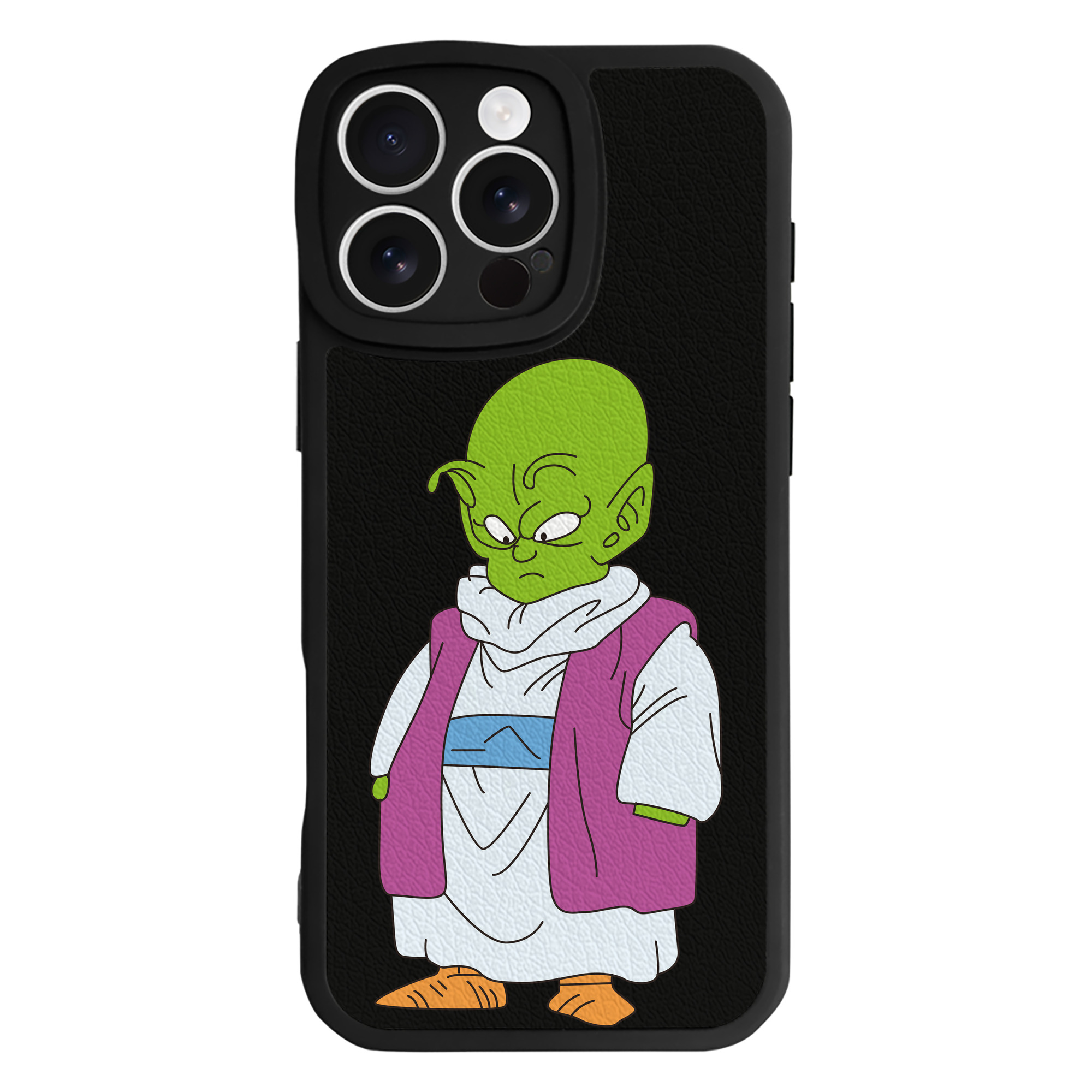（画像用） ドラゴンボール ピッコロ DRAGON BALL Piccolo 【iPhone 16シリーズ対応】シリコンスマホケース（レザー調） 材質：シリコン